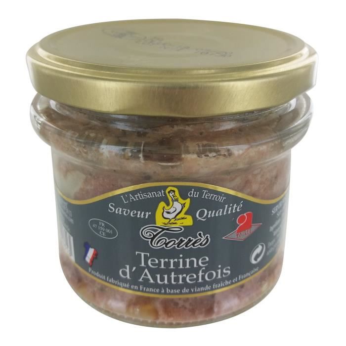 TORRES ET FILS Terrine d'Autrefois en bocal 180g
