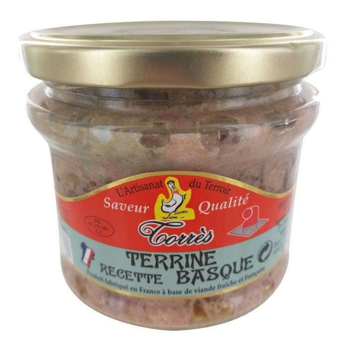 TORRES ET FILS Terrine Recette Basque en bocal 180g