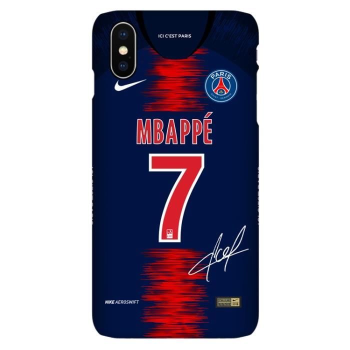 Coque iPhone X 2019 HOME PSG Paris Saint Germain Football