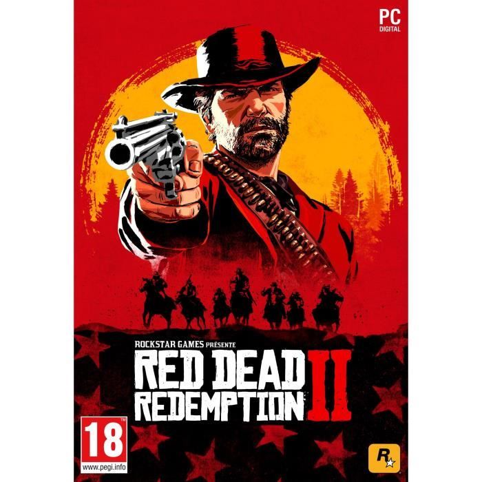Red Dead Redemption 2 Jeu PC à télécharger (code dans la boîte)