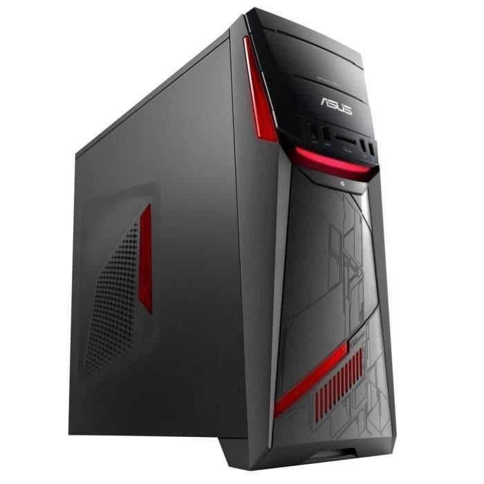 ASUS PC de Bureau Gamer G11CD-K-FR152T - 8 Go de RAM - Intel® Core™ i7-7700 - NVIDIA GeForce GTX1080 - Disque Dur 1 To + 256G SSD