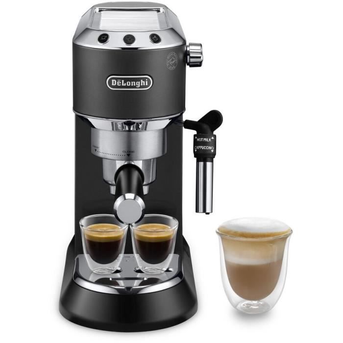DeLonghi DEDICA EC 685BK Machine a cafe avec buse vapeur Cappuccino 15 bar noir