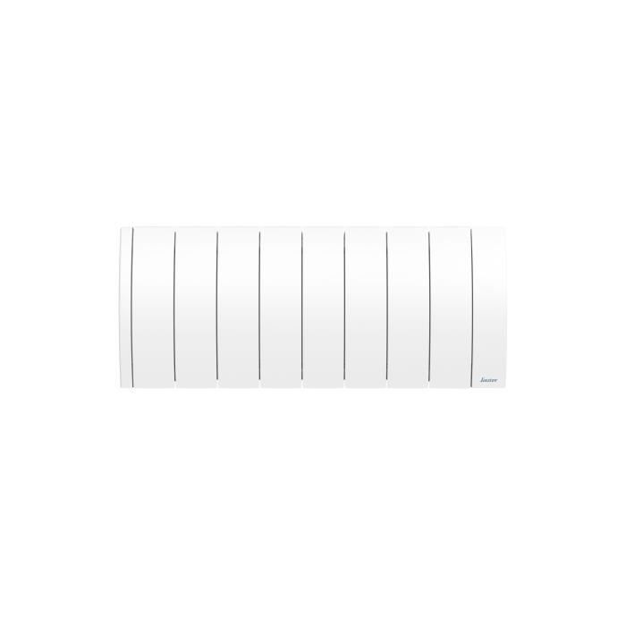 SAUTER Radiateur connecté à inertie Fluide Ipala - Bas - 1000W - Blanc