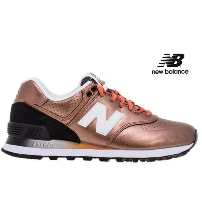 new balance 574 grise et or