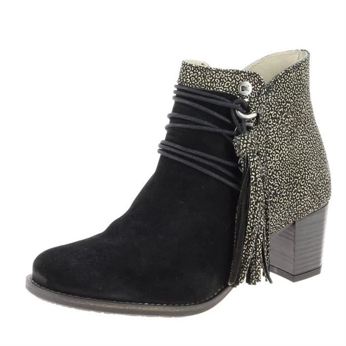 Dkode 12876 noir - Chaussures Bottine Femme Dkode 12876 noir - Chaussures Bottine Femme