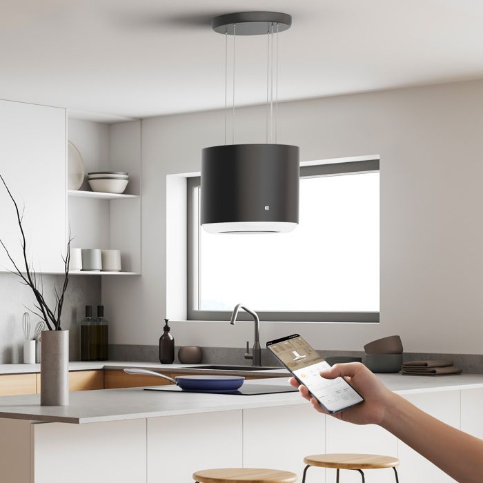  Hotte Aspirante 90cm Cuisine >550m3/h -56db1