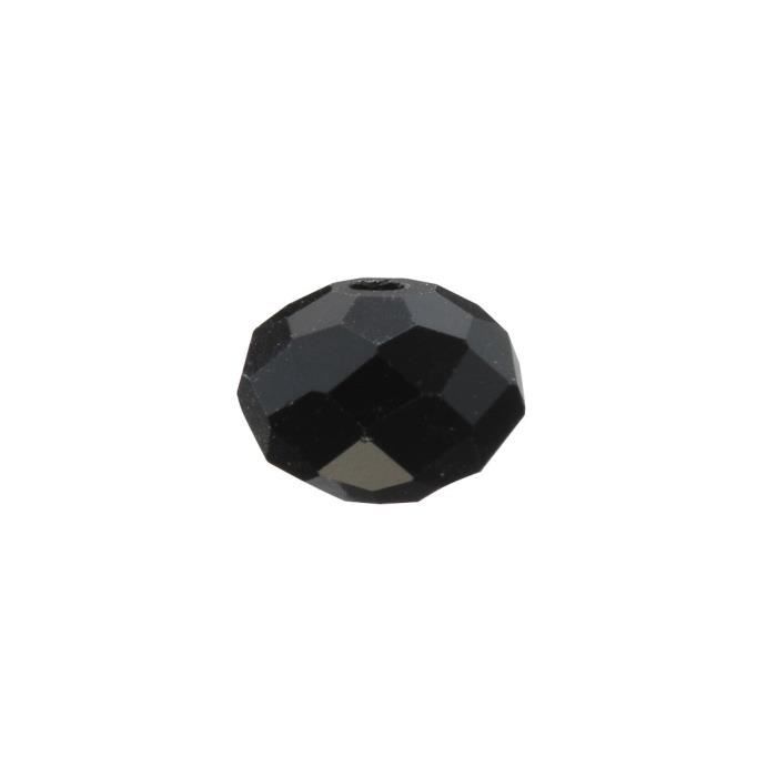 PANDURO Perles à facettes - Noir