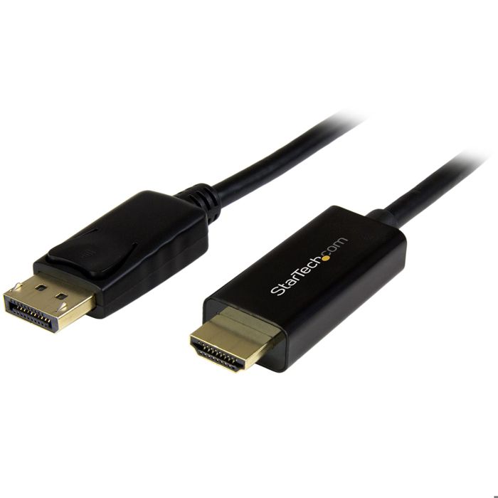 STARTECH.COM Câble adaptateur DisplayPort vers HDMI de 2 m - M / M - 4K - Noir