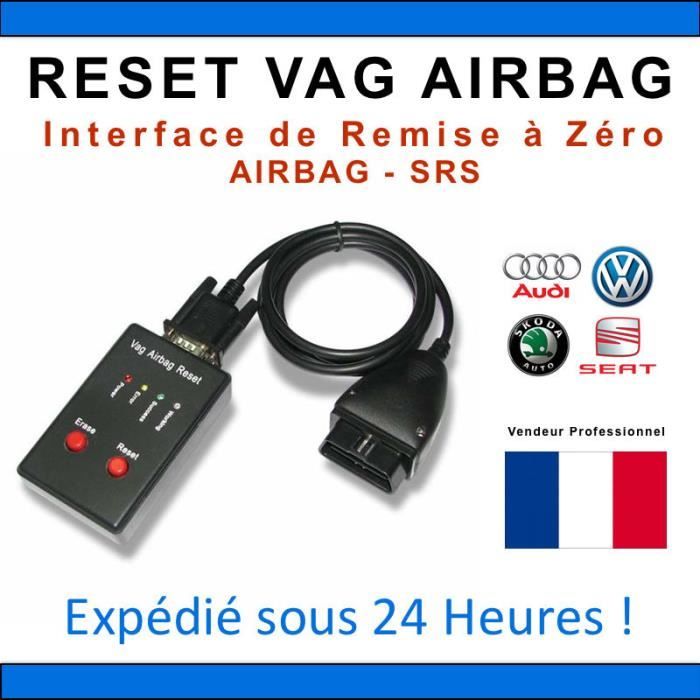 RESET VAG AIRBAG Réinitialisation AIRBAG pour VW AUDI SEAT SKODA