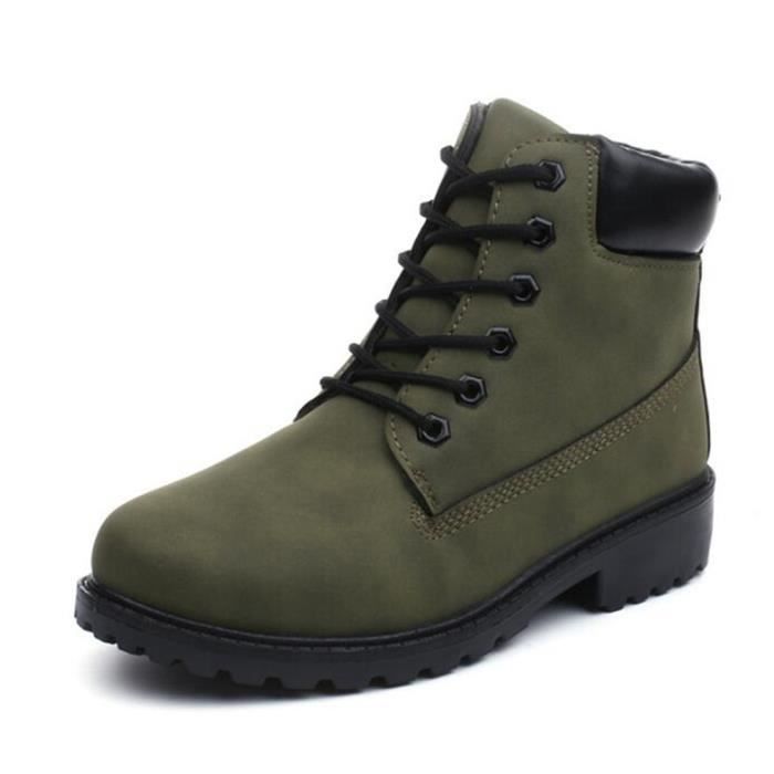 En Btys Cuir Boots Homme Classique Bottines xz020vert40 Martin UPRZx