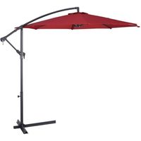 PARASOL Parasol excentré Jardin 3m protection pare-soleil PARASOL Parasol excentré Jardin 3m protection pare-soleil