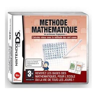 Methode Mathematique du Professeur Kageyama Jeu Nintendo DS