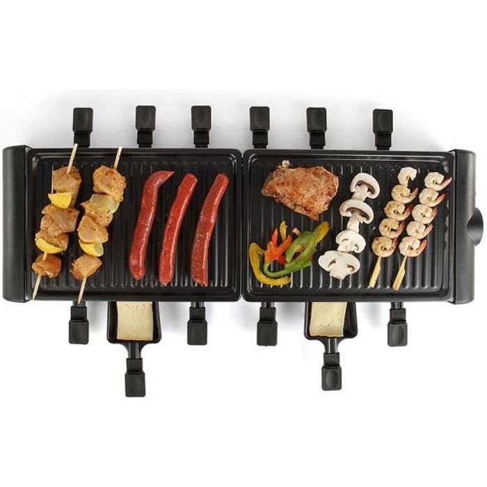 DOMOCLIP DOC185 Appareil à raclette 12 personnes - Noir