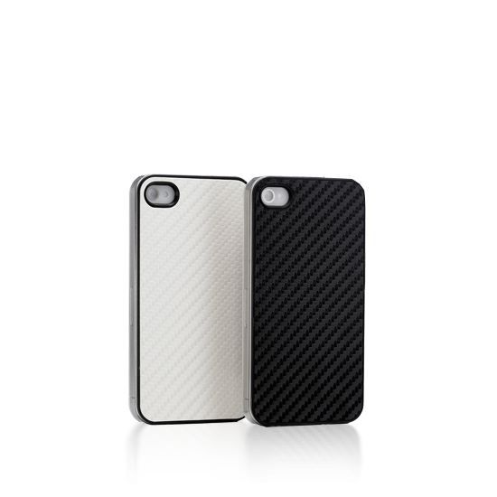 WE Coque de protection iPhone 4 - Carbone Blanc