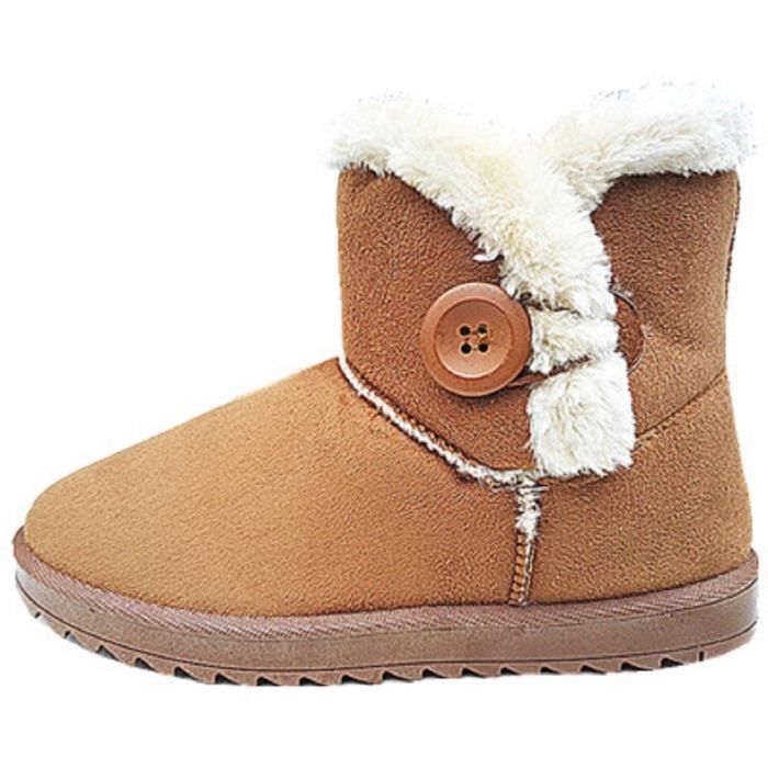 Femme Bottine fourrure fourrées Boots fille Botte ...