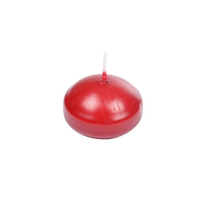 Lot de 9 bougies flottantes - Parfum fraise