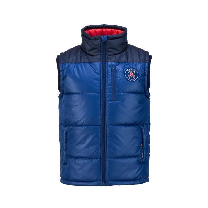 PSG Doudoune sans Manche Collection Officielle Paris Saint PSG Doudoune sans Manche Collection Officielle Paris Saint