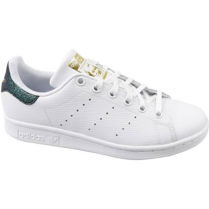 Adidas Stan Smith J CM8192 Blanc Blanc - Achat / Vente basket ... Adidas Stan Smith J CM8192