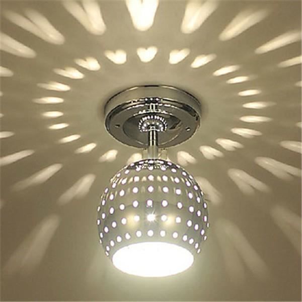 NEUFU Lampe  de plafond  moderne  E27 boule acier inoxydable 