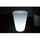 LUMISKY Vase lumineux conique Angus blanc 38 cm
