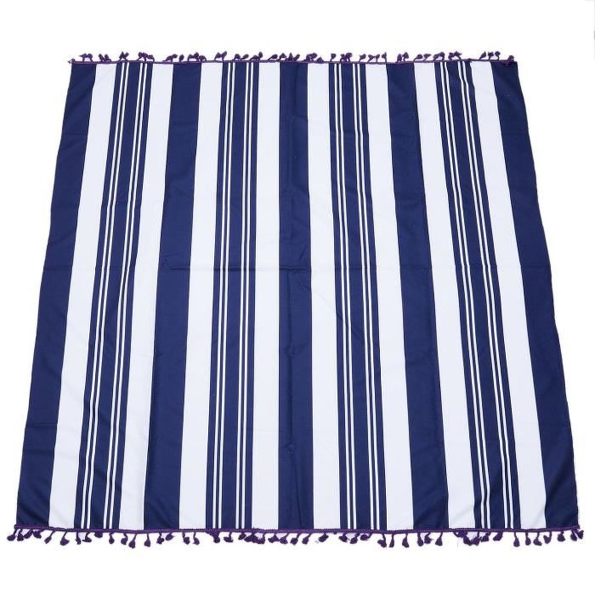 Tapis de yoga de corps de serviette de plage de rayure fine bleue et ... Tapis de yoga de corps de serviette de plage de rayure fine bleue et ...