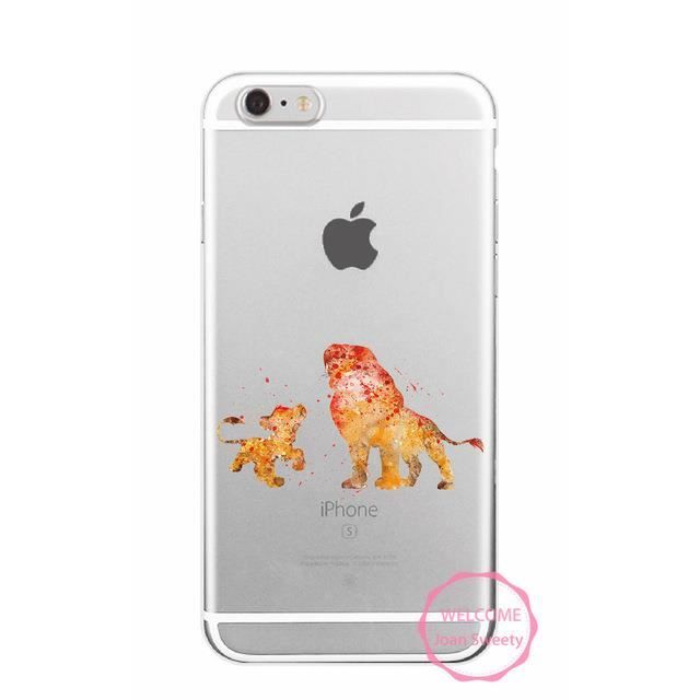 coque iphone 8 roi lion transparente