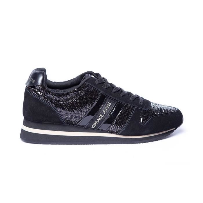 Baskets Versace E0vrbsa1 Noir Jeans Mode kXPuZi