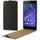 Xperia Z2 : Coque Housse Cuir (PU) Noir « Ouver…