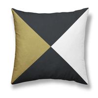 COUSSIN TODAY Coussin - Gold is Black - Triangles - 40x40c COUSSIN TODAY Coussin - Gold is Black - Triangles - 40x40c