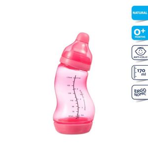 DIFRAX Biberon S Natural 170 ml Rose