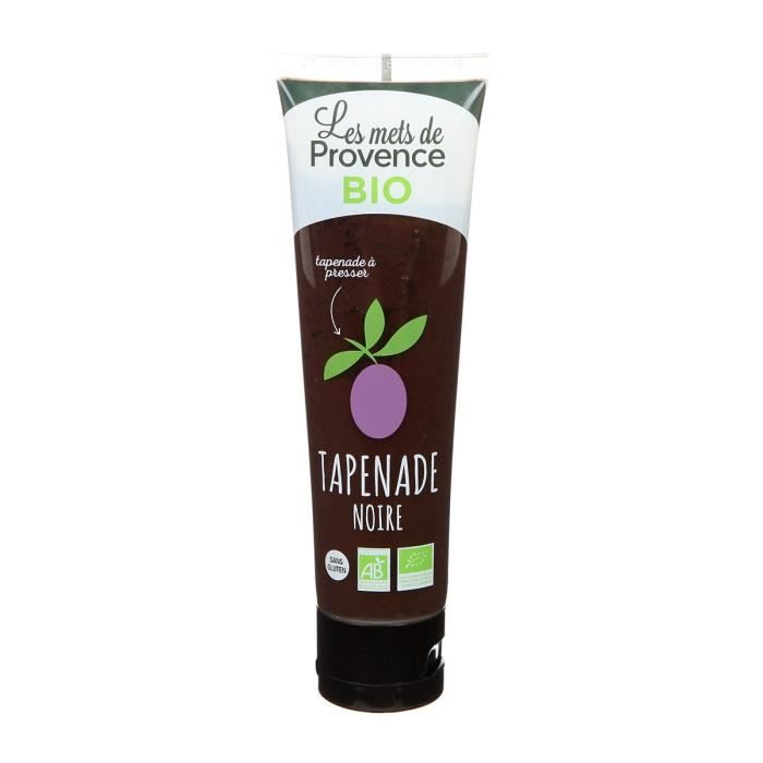 LES METS DE PROVENCE Tapenade noire bio - 100 g