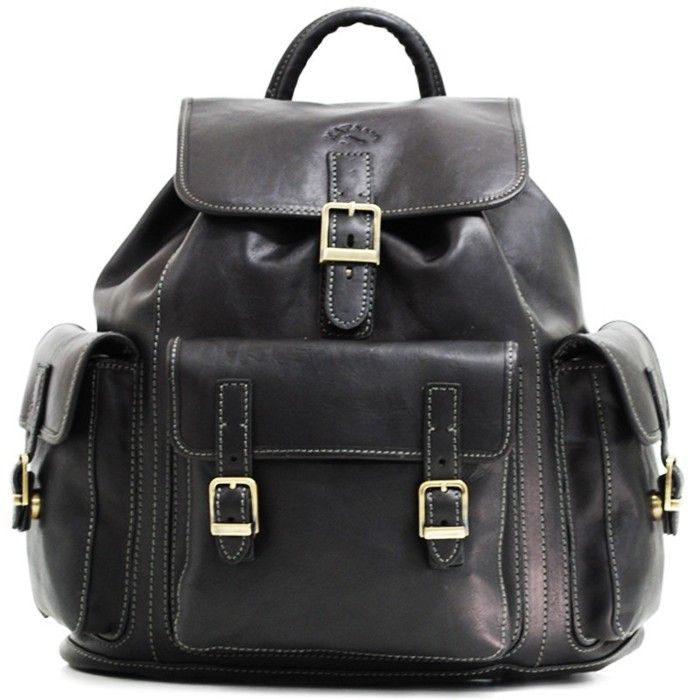 Sac à Dos Femme En Cuir Cliantha - Noir - Neuf Avec étiquettes - Style Pratique Et élégant