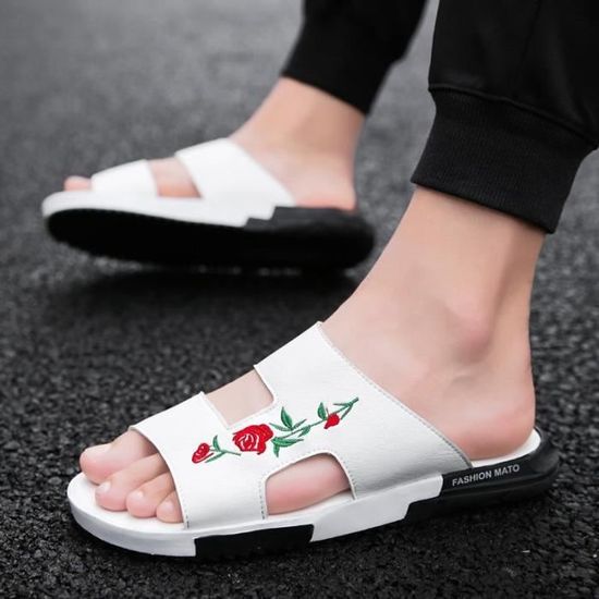 De Créatif La Occasionnelles été Chaussures Nouveaux Sandales Mode Hommes 2018 Simple ikPZXu