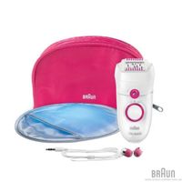 ÉPILATEUR ÉLECTRIQUE BRAUN Epilateur électrique Silk Epil 5 + Ecouteurs ÉPILATEUR ÉLECTRIQUE BRAUN Epilateur électrique Silk Epil 5 + Ecouteurs