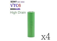 CHARGEUR DE PILES 4PCS Accu Sony 18650 VTC6 - 3000 mAh INR 3.7V Rech CHARGEUR DE PILES 4PCS Accu Sony 18650 VTC6 - 3000 mAh INR 3.7V Rech