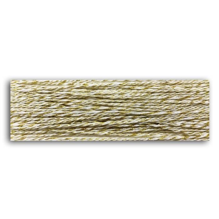 TOGA Bobine de Ficelle bicolore Baker's Twine - Or pailleté - 100m