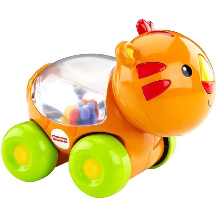 FISHER-PRICE - Amis de la Jungle à Roulettes - Tigre - 6 mois et +