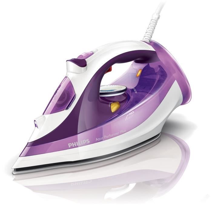 PHILIPS GC4518/30 Fer vapeur Azur Performer Plus – 2400W – 300 ML - Violet