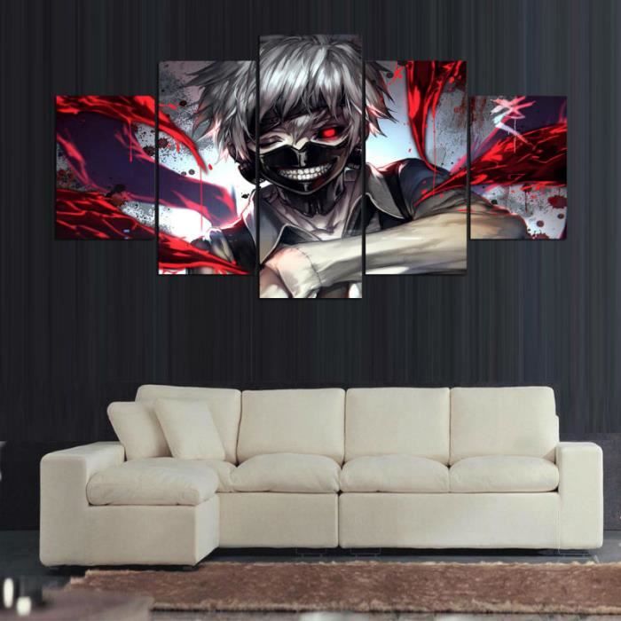 Tableau Tokyo Ghoul Ken Combat Cadre Toile