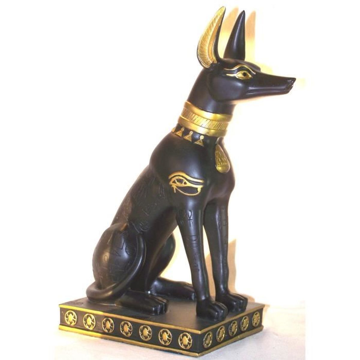 4 Images 1 Mot Egypte Statue Statuette Anubis 31 cm - Déco Egyptienne - Achat / Vente statue