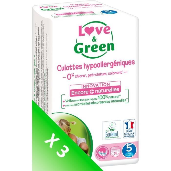 LOVE AND GREEN Culottes T5 - 54 culottes - Eco Pack