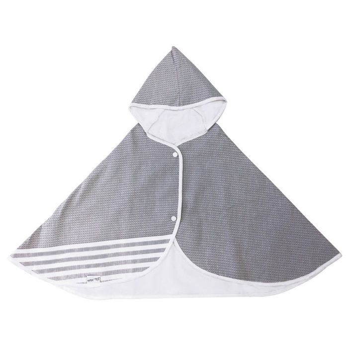 LILOU MIAKA Drap de bain à capuche - Gris