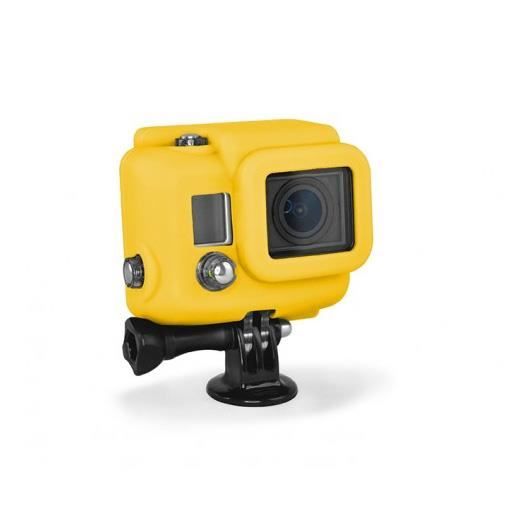 XSORIES SILG2/YEL Housse en Silicone pour Caméra GoPro HD HERO3 - Jaune