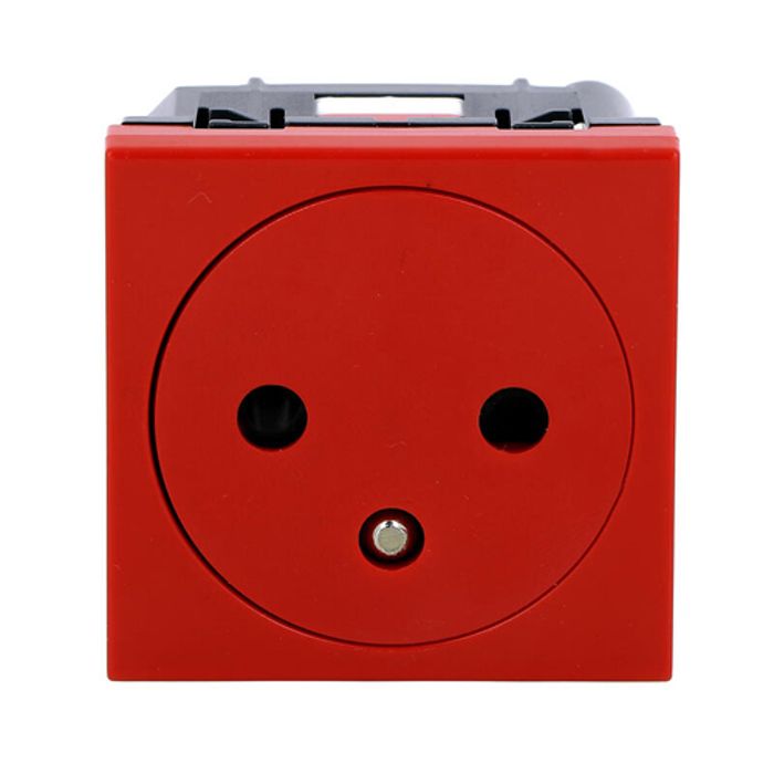 Prise de courant 2P+T Legrand Mosaic Rouge Achat / Vente prise Prise de courant 2P+T Rouge
