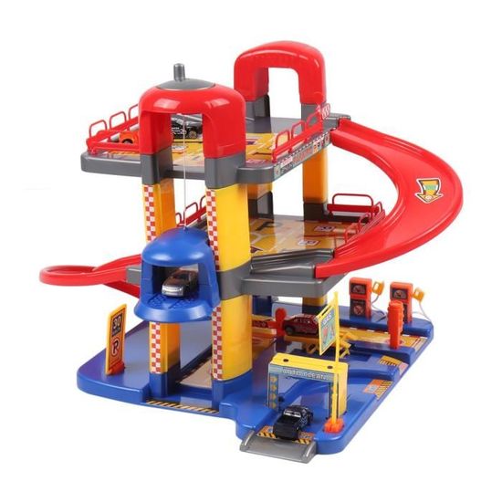 Leshp® Jouet Etage De Garage Parc Parking 3 Stationnement Niveaux PikXuZ
