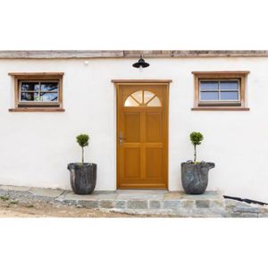 Porte D Entrée Achat Vente Pas Cher C Porte D EntrÉe Entree Traditionnelle En Bois 215x80 Gauch