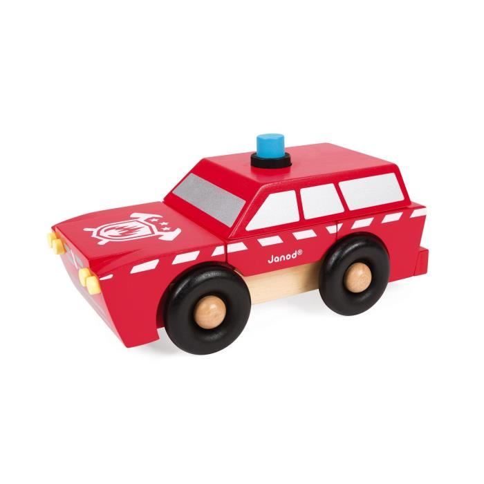 JANOD Kit magnétique SUV Pompiers 9 pièces