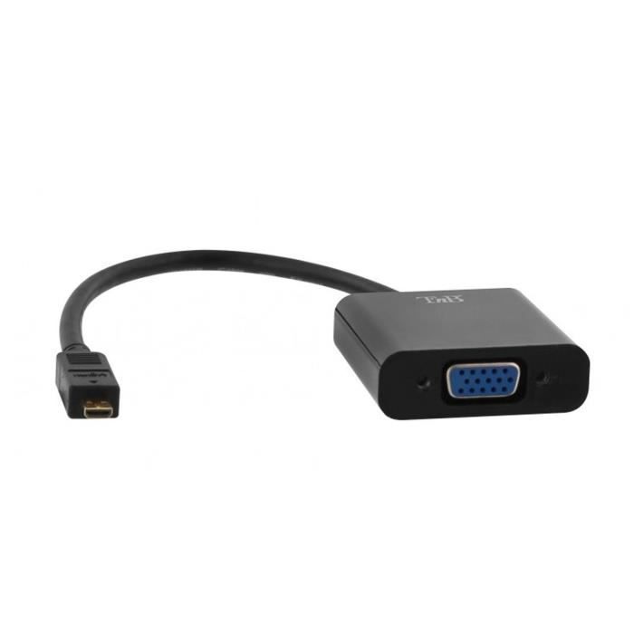 T'nB - Adaptateur micro HDMI vers VGA - Noir - MIHDMIVGA