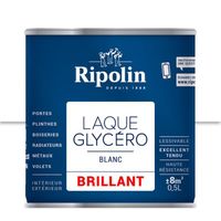 PEINTURE - VERNIS RIPOLIN Laque glycéro déco pour intérieur et extér PEINTURE - VERNIS RIPOLIN Laque glycéro déco pour intérieur et extér