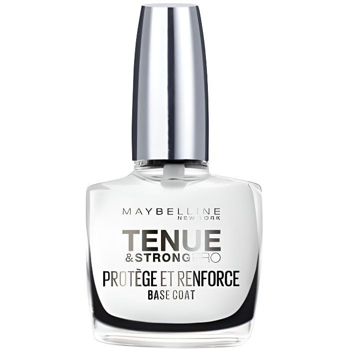 Gemey Maybelline New York Tenue & Strong Pro Technologie Gel 25 Base Transparente 10 ml